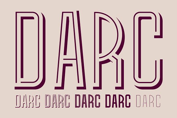 Darc Font插图