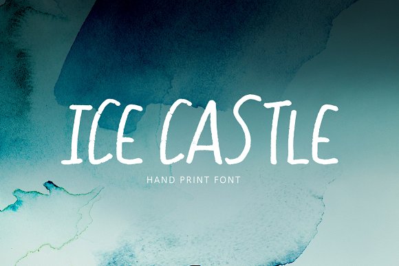 Ice Castle Display Font插图