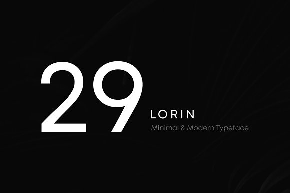 LORIN – Geometric Typeface + WebFont插图2