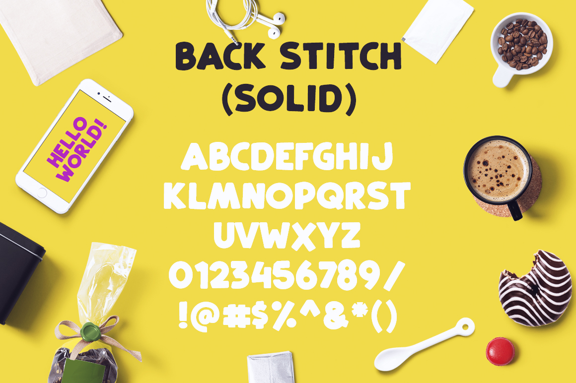Fontbundles – Back Stitch插图3
