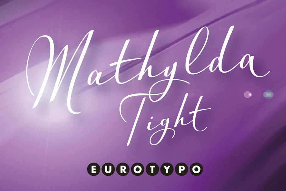 Mathylda Tight Font插图