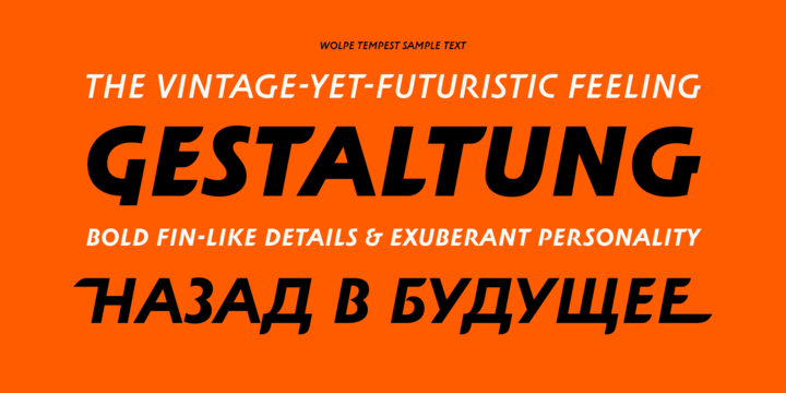 Wolpe Tempest Font Family插图6