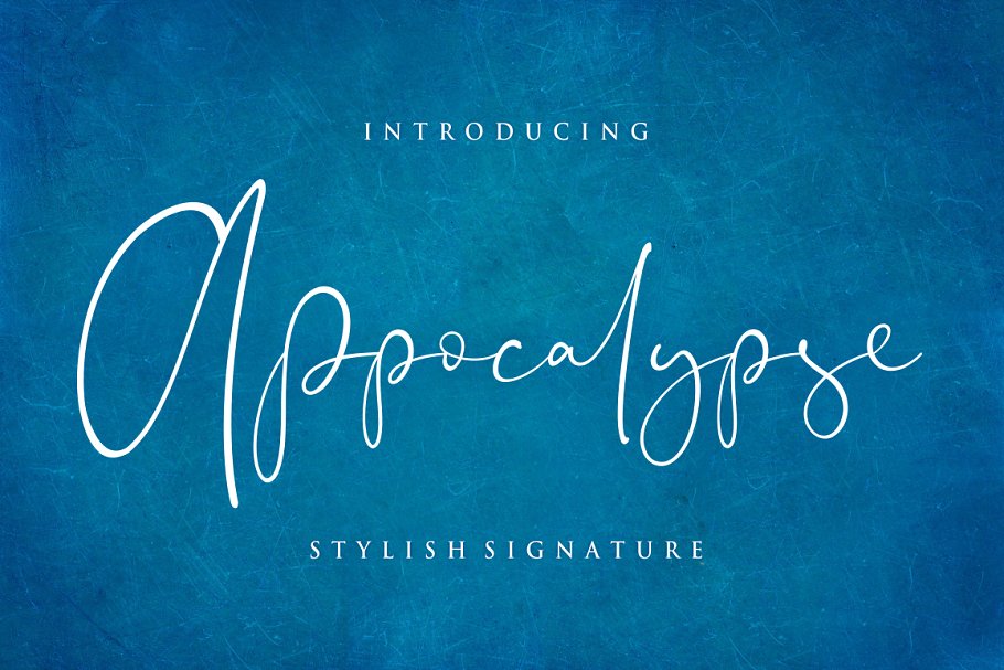 Appocalypse Signature Font插图
