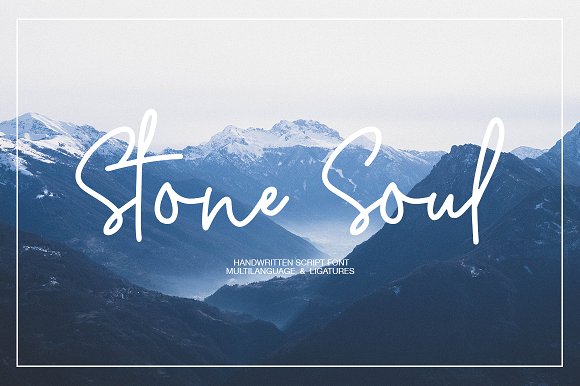 Stone Soul Font插图