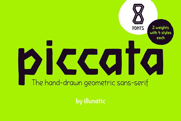 piccata Font插图