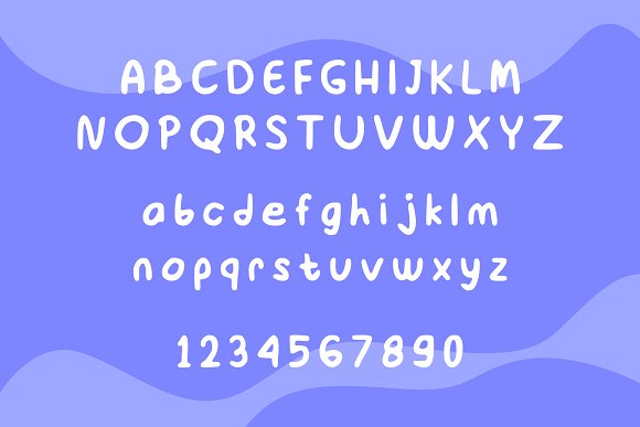 Clumsy Doodle Font Pack插图2