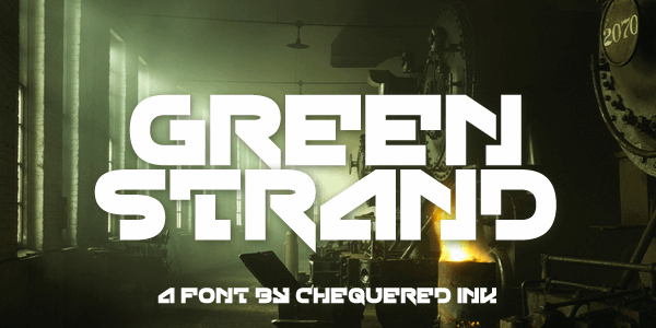 Green Strand font插图