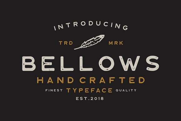 Bellows Typeface插图