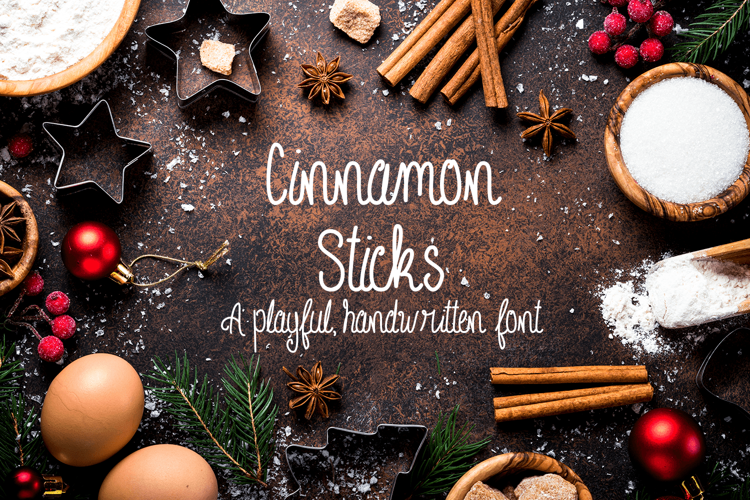 Cinnamon Sticks Font插图