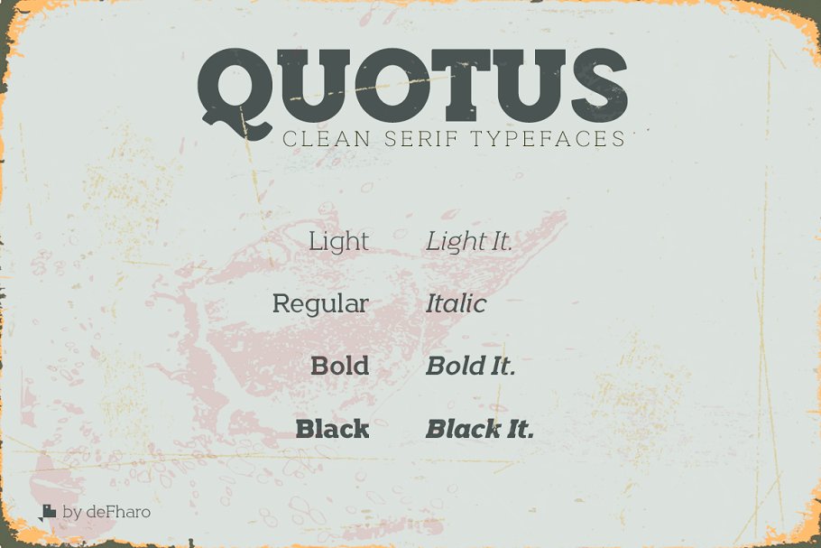 Quotus Slab Bracketed 8 Fonts插图1