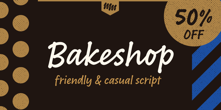 Bakeshop Font Family插图