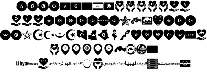 alittihad almaghribi color font插图2
