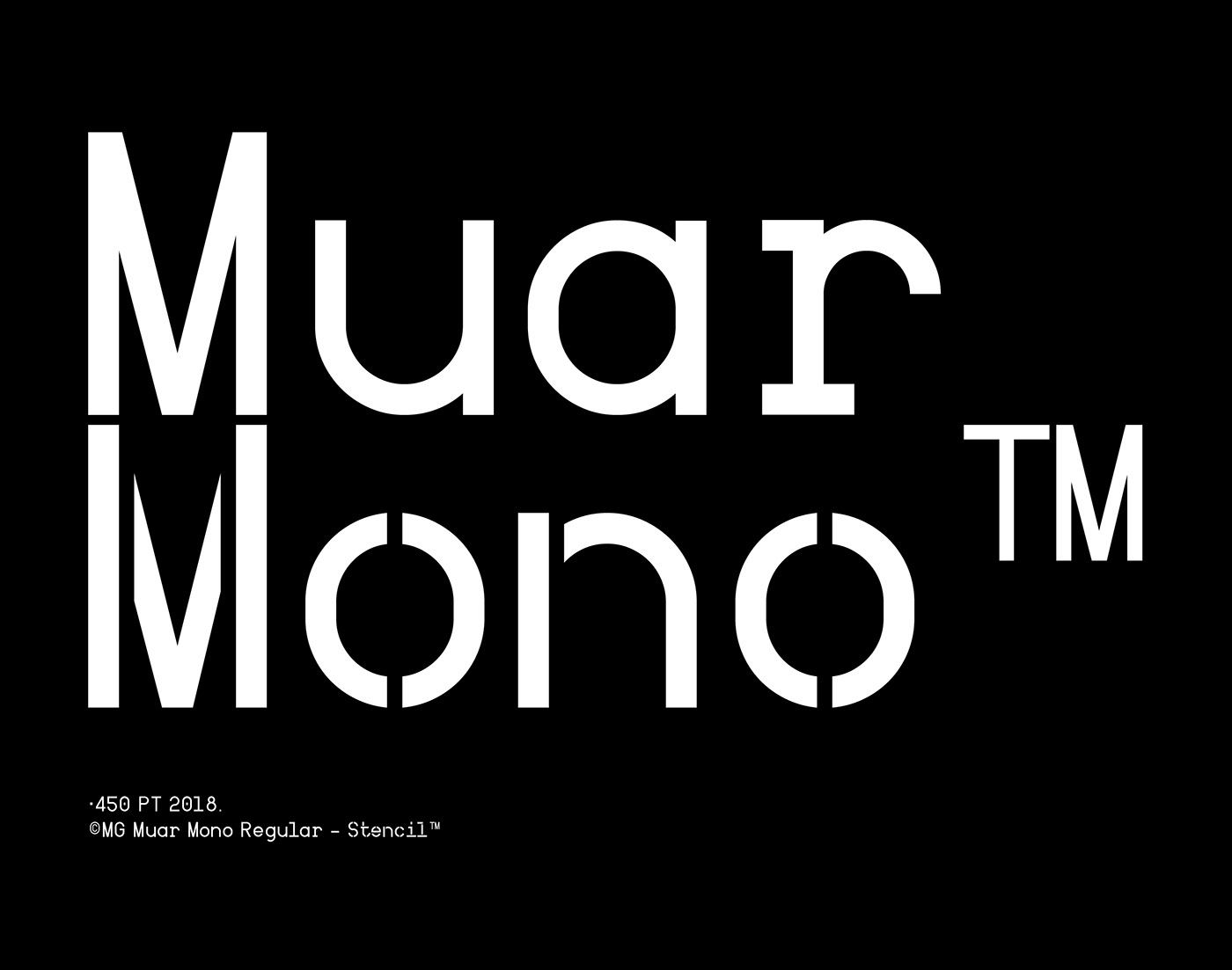 Muar Mono Font Family插图