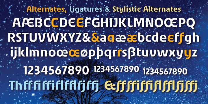 Starry Eyed Font Family插图2