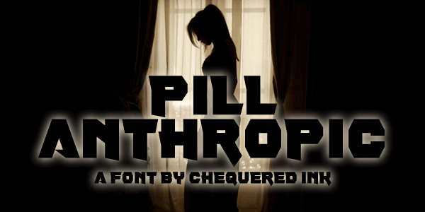 Pill Anthropic font插图
