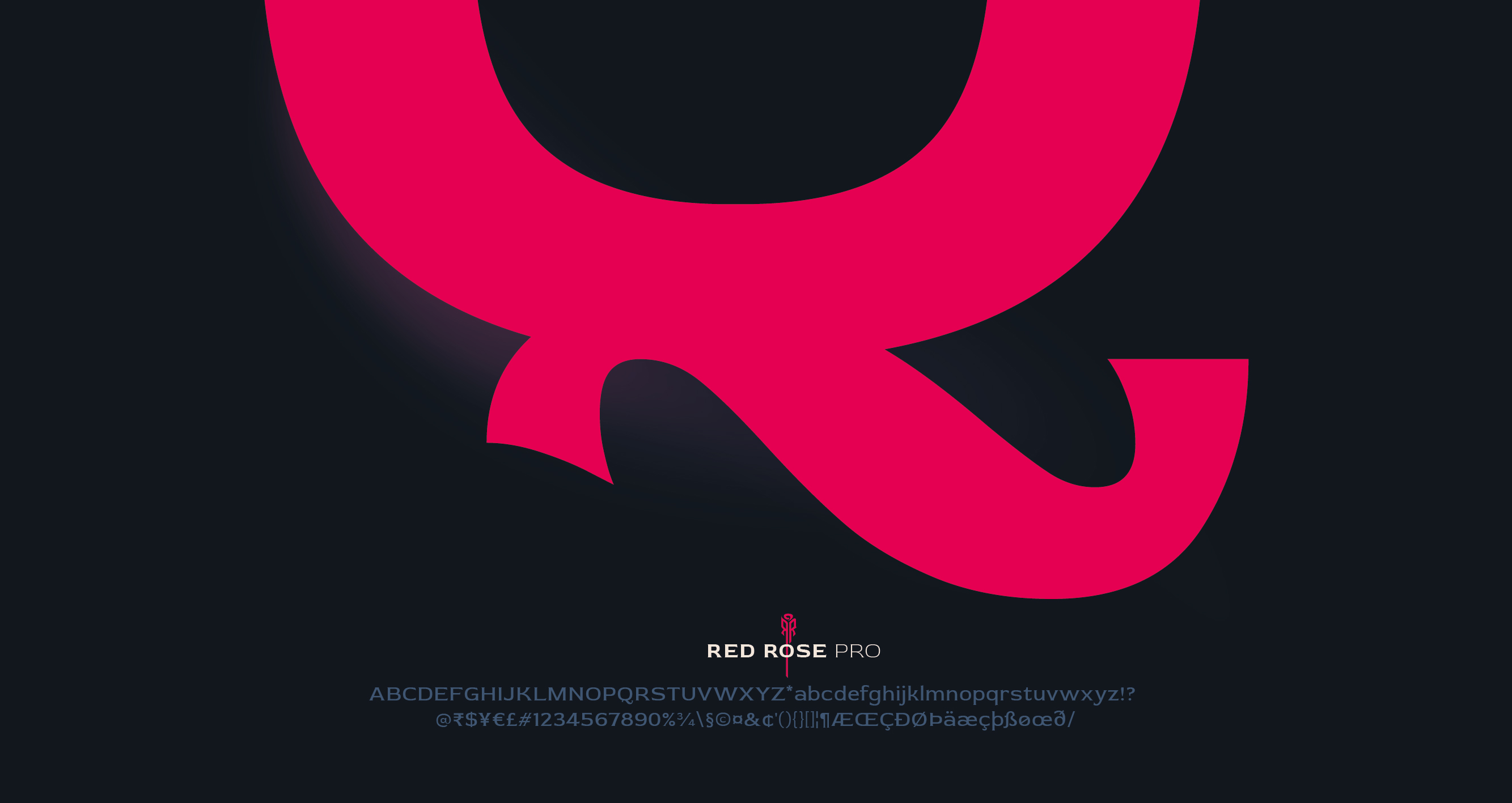 Red Rose Pro Font Family插图8