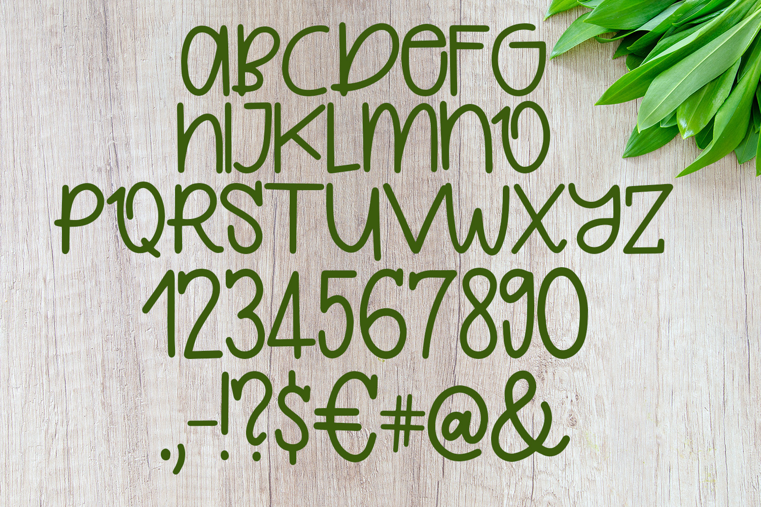 Quirkle – A Hand-Written Quirky FontRegular Font插图1