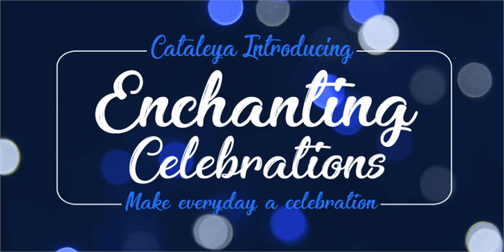 Enchanting Celebrations font插图