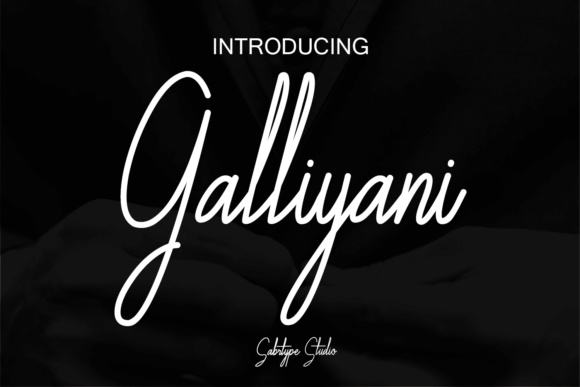 Galliyani Font插图