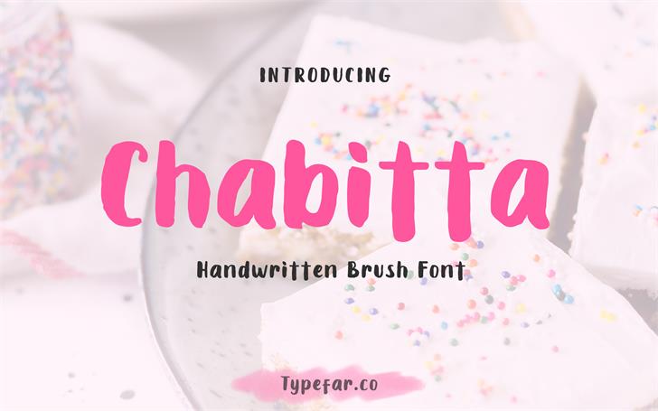 Chabitta font插图