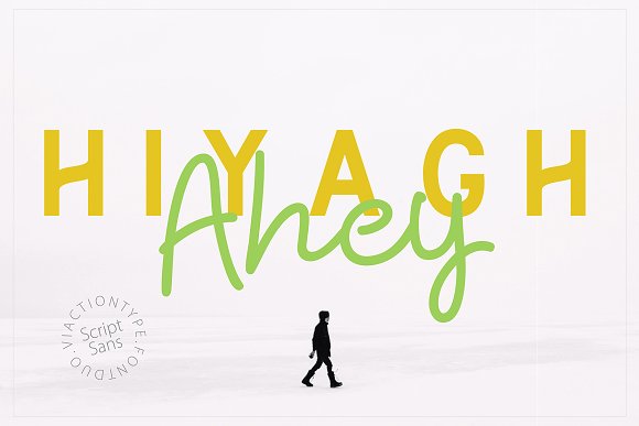 Hiyagh Ahey – Font Duo插图