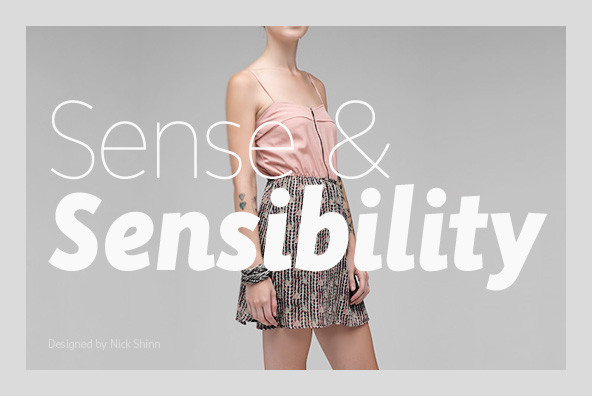 Sense and Sensibility Font Family插图