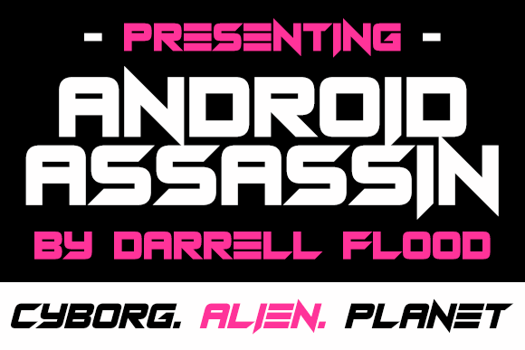 Android Assassin font插图