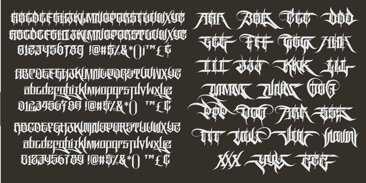 Rase Grimm Font Family插图2