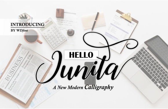 Hello Junita Font插图