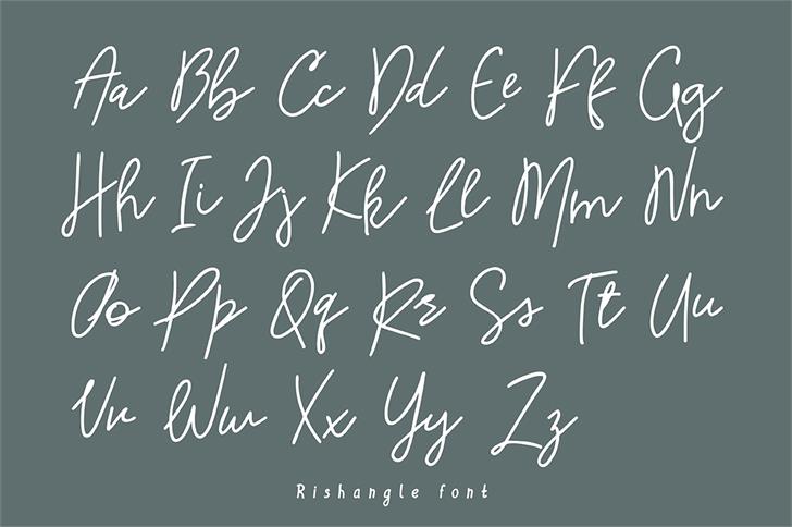 Rishangle font插图1