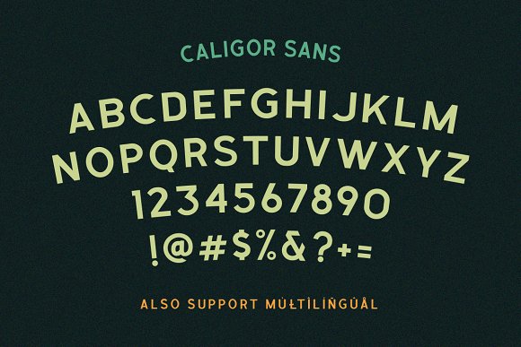 CALIGOR – Display Typeface Font插图4