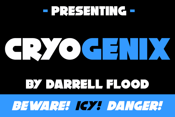 Cryogenix font插图