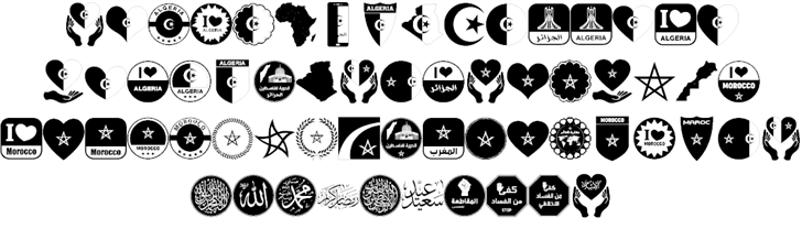 Font Morocco Algeria font插图1