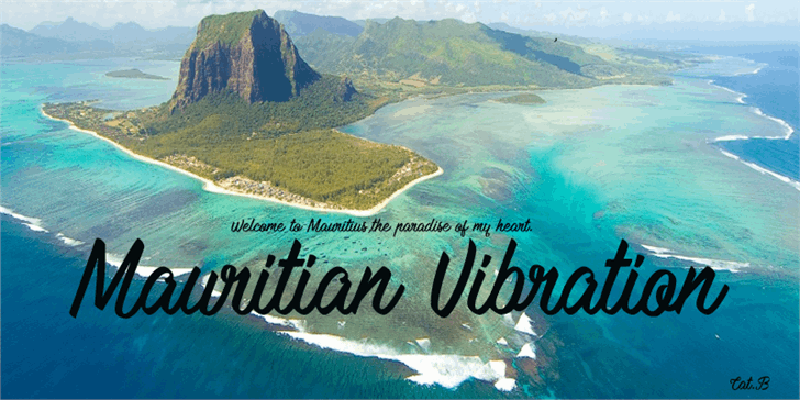 Mauritian Vibration font插图