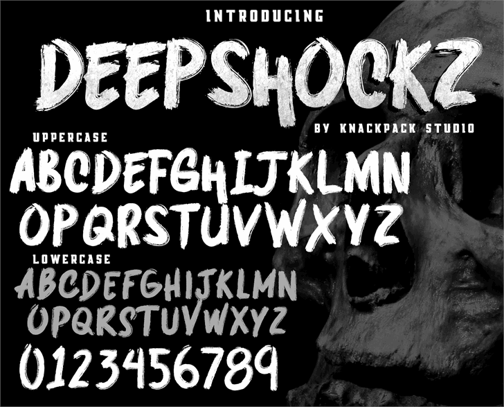 DEEPSHOCKZ   DEMO font插图