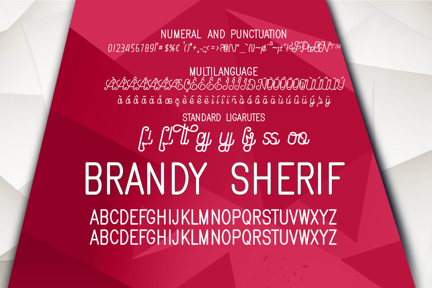 Brandy Monoline Duo Font插图2