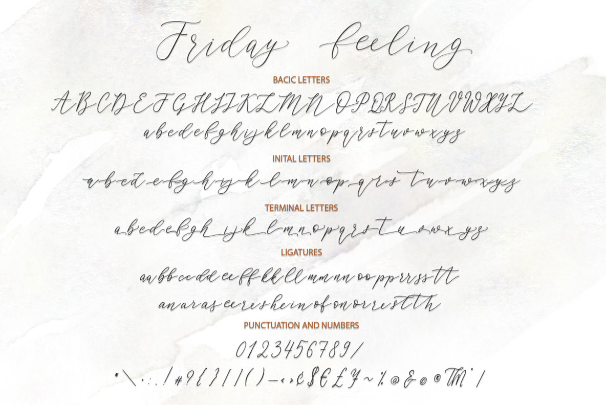 Friday Feelings Font Family插图8