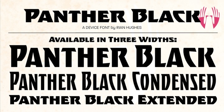 Panther Black Font Family插图3