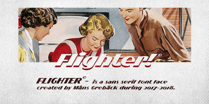 Flighter Font插图1