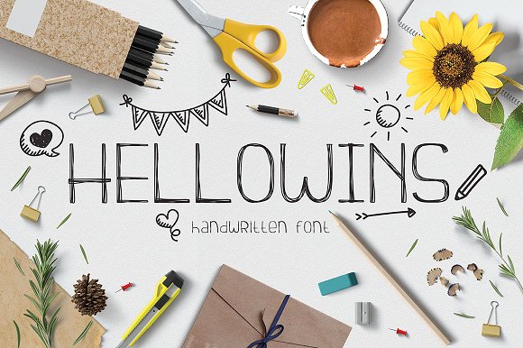 Hellowins Font插图