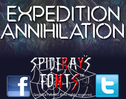 EXPEDITION ANNIHILATION font插图
