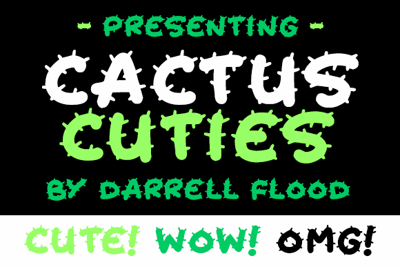 Cactus Cuties font插图