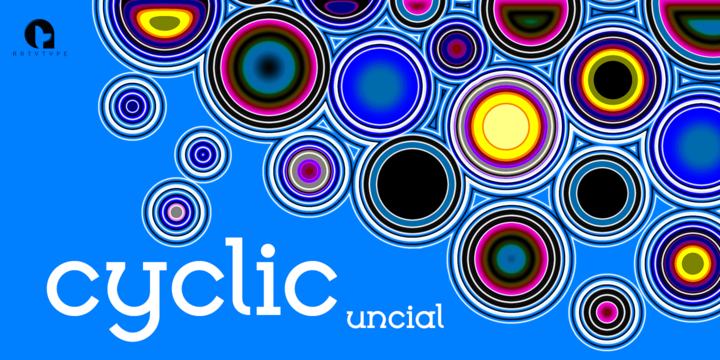Cyclic Uncial Font Family插图