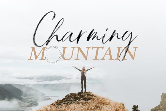 Charming Mountain Font插图