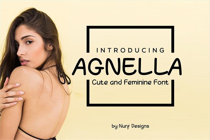 Agnella font插图