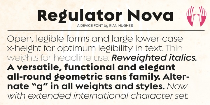 Regulator Nova Font Family插图4