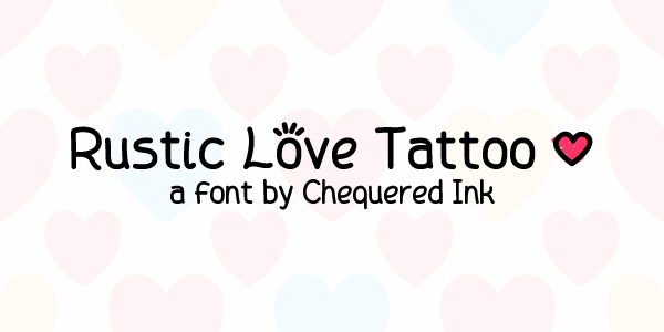 Rustic Love Tattoo font插图