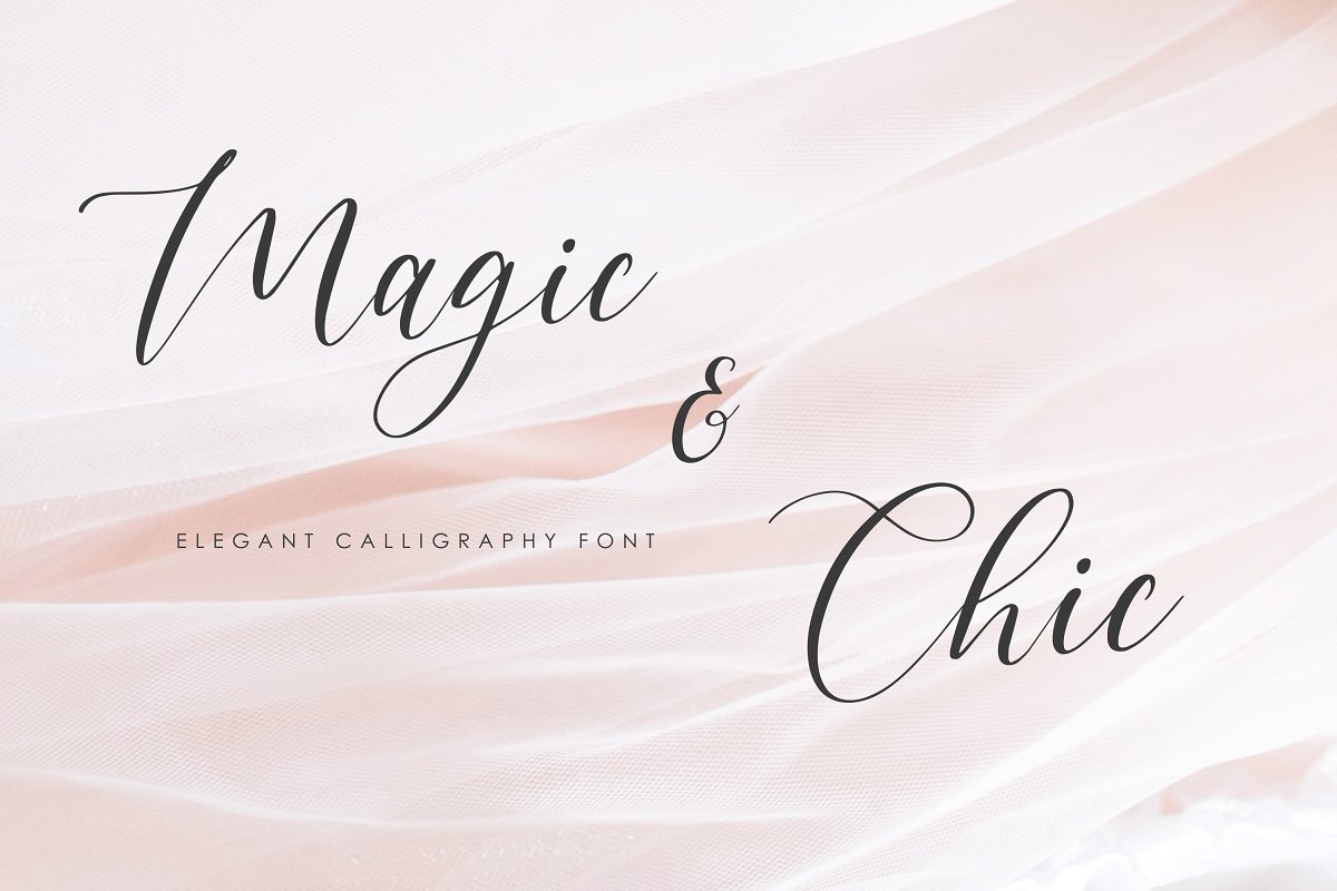 Magic & Chic Calligraphy Font插图
