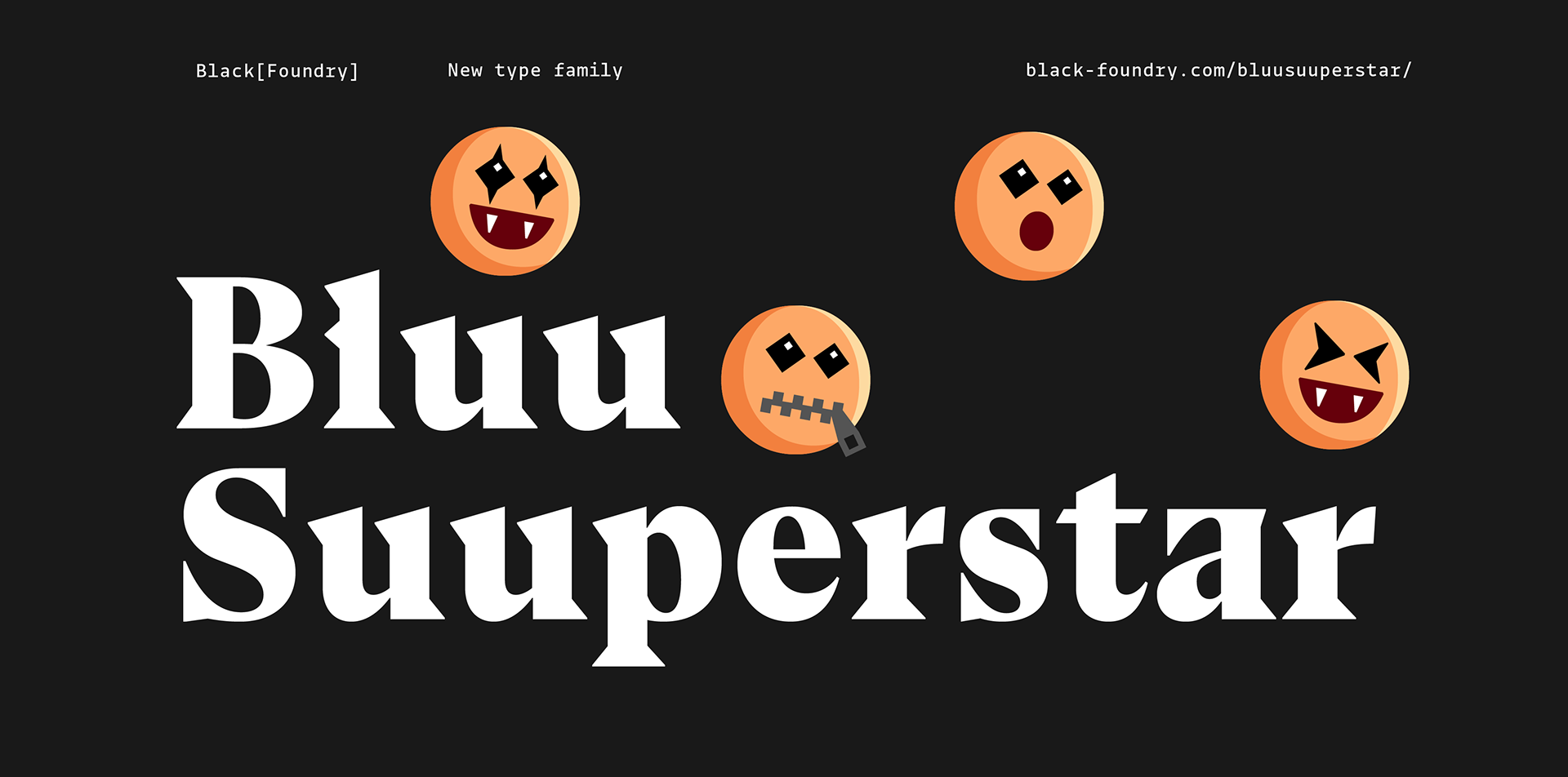 Bluu Suuperstar Font Family插图