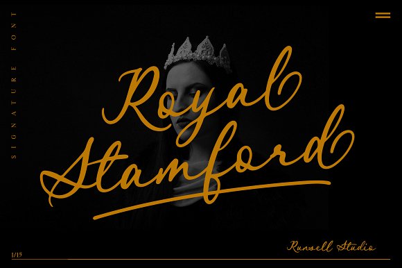 Royal Stamford Font插图